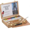 Maletín de Madera 12 Tubos de Óleo Fino Rive Gauche Sennelier 40ml