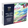 Maletín de Madera de Acrílico Extrafino 12 Tubos y Accesorios Titan 20ml