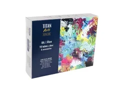 Maletín de Madera de Óleo Extrafino 10 Tubos y Accesorios Titan 60ml