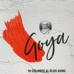 Maletín de Madera Óleo 12 Colores Goya