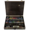 Maletín de Madera Premium de Óleo Extrafino 24 Tubos y Accesorios Titan 20ml