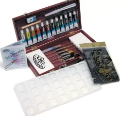 Maletín Deluxe 32 Piezas Acuarela Royal & Langnickel