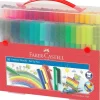 Maletín transparente 92 piezas Connector Faber-Castell