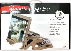 Maletín-caballete de pintor óleo
