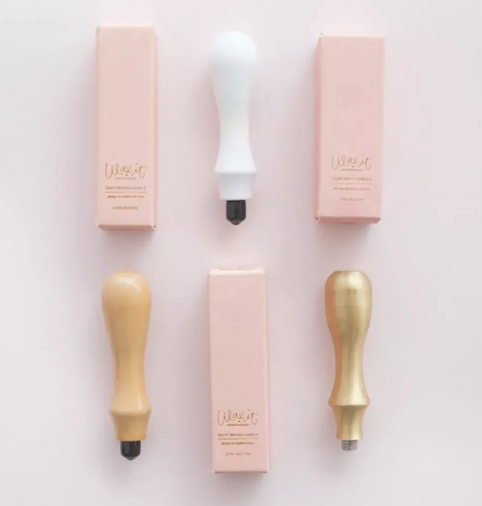 Mango de Latón Macizo para Sello Wax it Lora Bailora