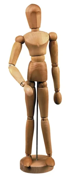 Maniquí articulado madera hombre Lefranc and Bourgeois 30cm