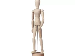 Maniquí muñeco articulado Mujer 30cm