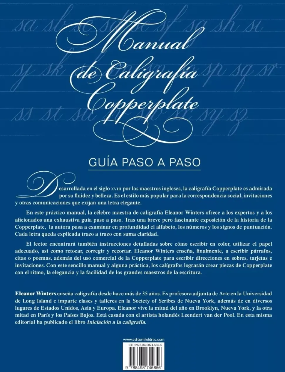 Manual de caligrafía Copperplate