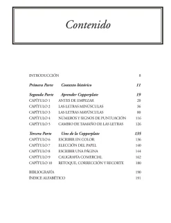 Manual de caligrafía Copperplate