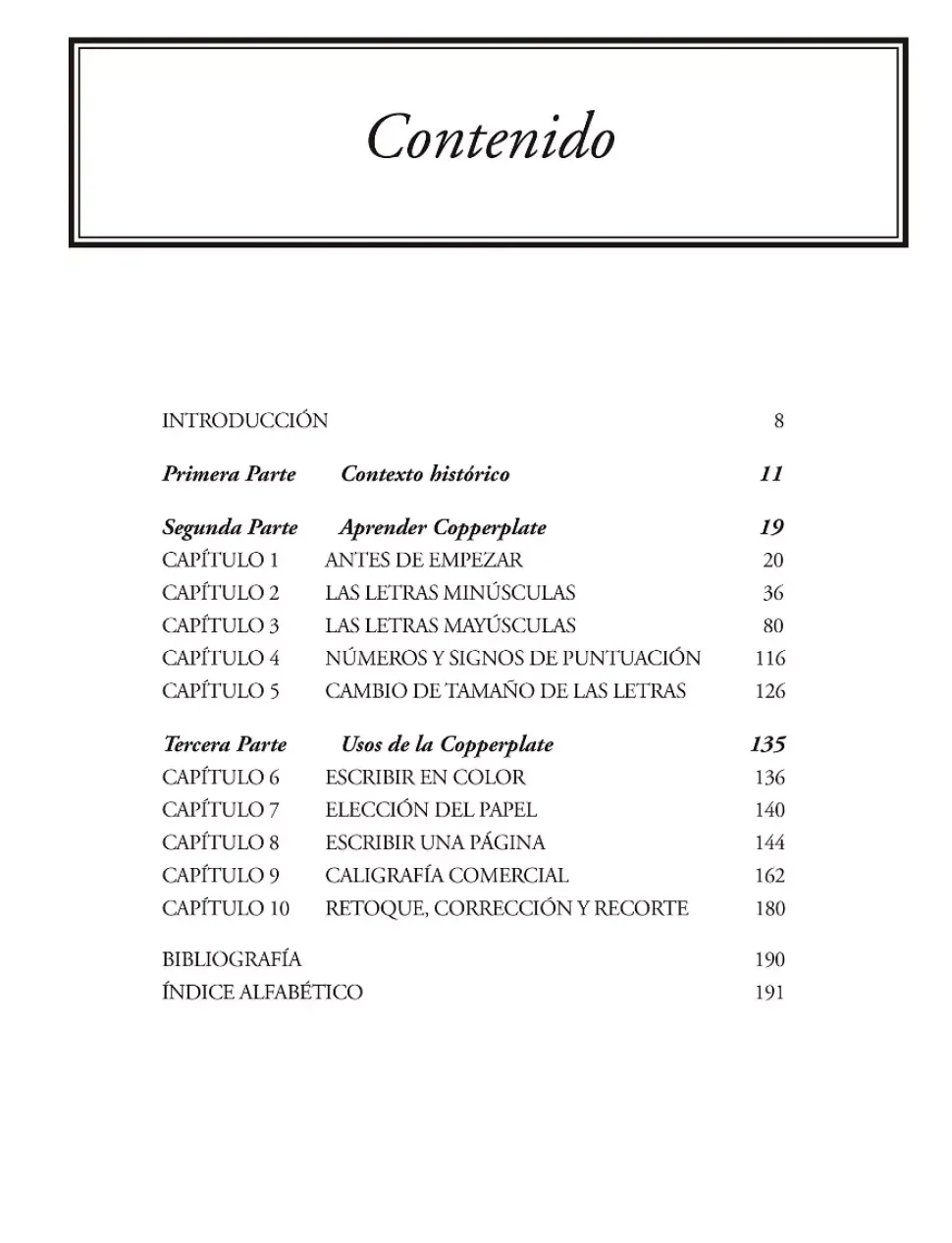 Manual de caligrafía Copperplate