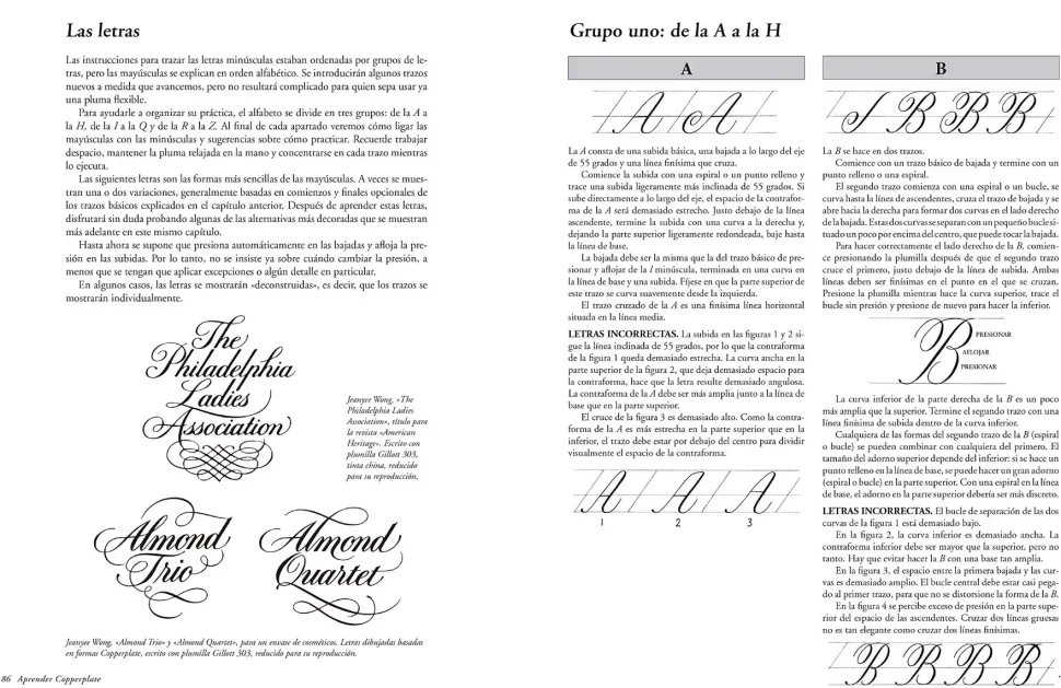 Manual de caligrafía Copperplate