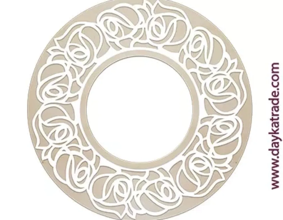 Marco Espejo Circular Filigrana Dayka 77,5cm