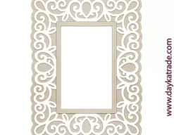 Marco Espejo Rectangular Filigrana Dayka 70x89cm