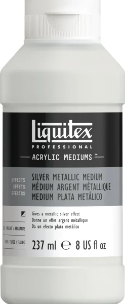 Médium metálico Plata Liquitex 237ml