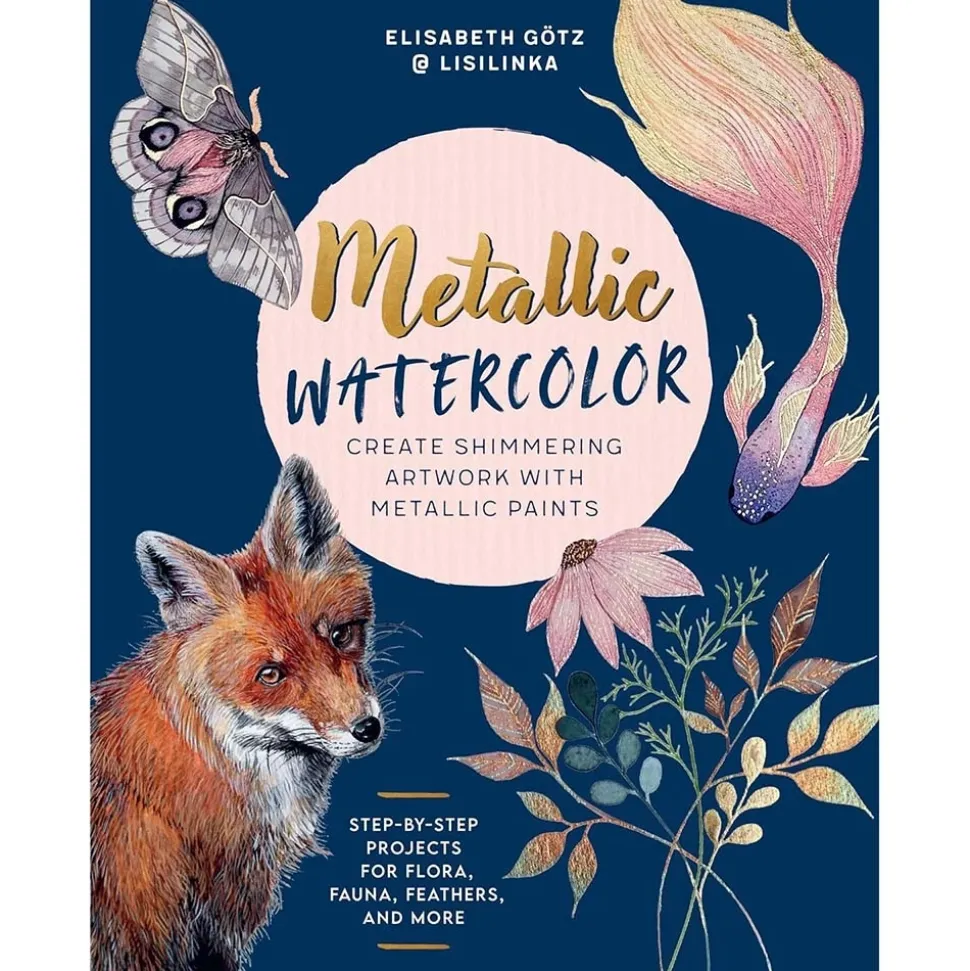 Metallic watercolor Create shimmering artwork with metallic paints