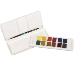 Mini set de viaje de acuarela 12 medias pastillas Aquafine Daler Rowney