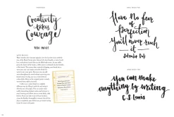 Modern lettering