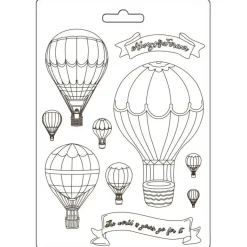 Molde Flexible Globos Timeless Stamperia 15x21cm