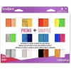 Pack 24 colores arcilla para hornear Sculpey Premo + Soufflé