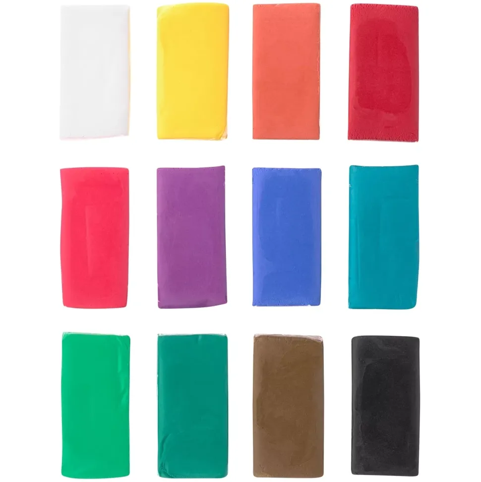 Pack 12 colores arcilla para hornear Sculpey Soufflé