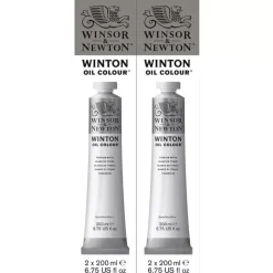 Pack 2 Óleos Winton Blanco Titanio Winsor and Newton