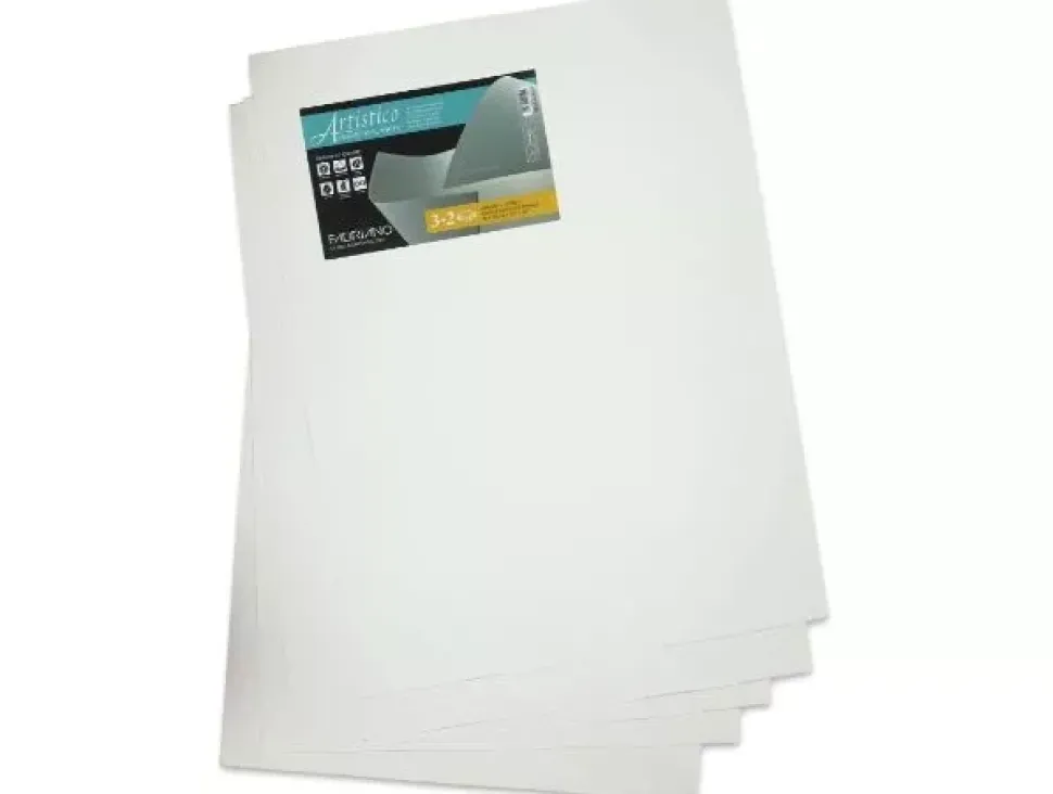 Pack 3+2 Papeles acuarela Artístico Fabriano 300gr/m² 56x76cm