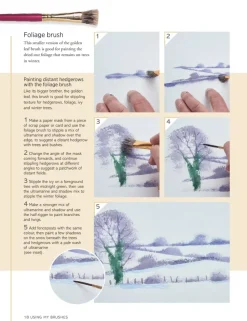 Painting watercolour Snow Scenes the Easy Way