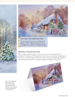 Painting watercolour Snow Scenes the Easy Way