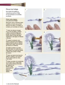 Paisajes nevados a la acuarela