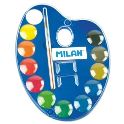 Paleta 12 Acuarelas Milan