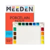 Paleta cerámica rectangular 18 pozos Meeden 14x20cm