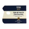 Paleta desechable 40 hojas Titan 22,5x30cm