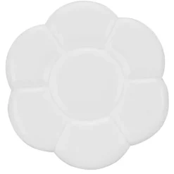 Paleta en flor con tapa de plástico