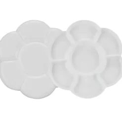 Paleta en flor con tapa de plástico