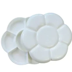 Paleta en flor con tapa de plástico