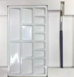 Paleta ovalada de madera barnizada Talens 25x35cm