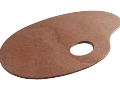 Paleta ovalada de madera barnizada Talens 25x35cm