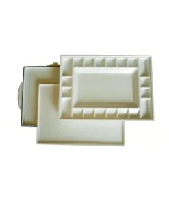 Paleta plástico con caja 20 pocillos Talens 34x25x4cm