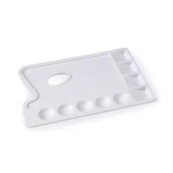 Paleta rectangular de plástico 16,2x24 cm