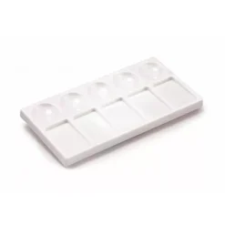 Paleta rectangular de plástico 21x10,5 cm.