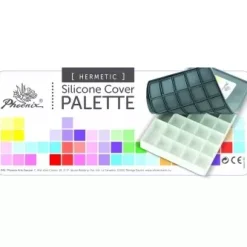 Paleta Rectangular de Plástico con Tapa de Silicona Phoenix