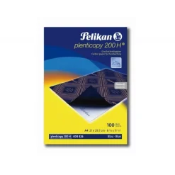 Papel carbón para calco azul 100H Pelikan A4