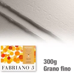 Papel Disegno-5 Acuarela Grano Fino 100x70cm Fabriano 300g/m²