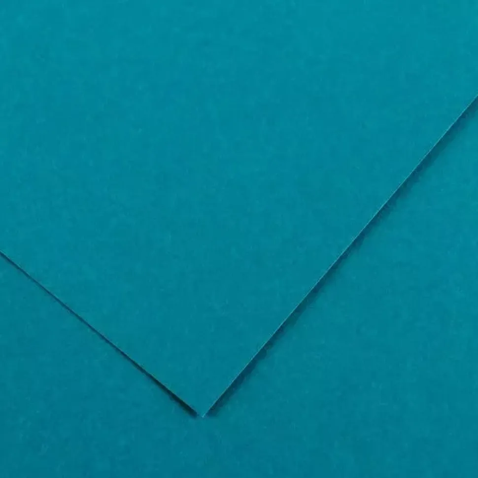 Papel Iris Vivaldi 26 Azul Caribe Canson 50x65cm 240g/m²
