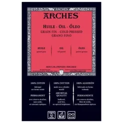 Papel Para Óleo Grano Fino 300g/m² Arches 56x76cm