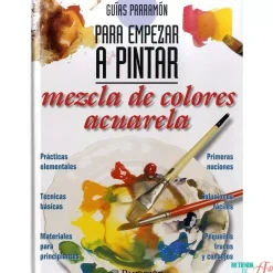 Para empezar a pintar mezcla de colores acuarela