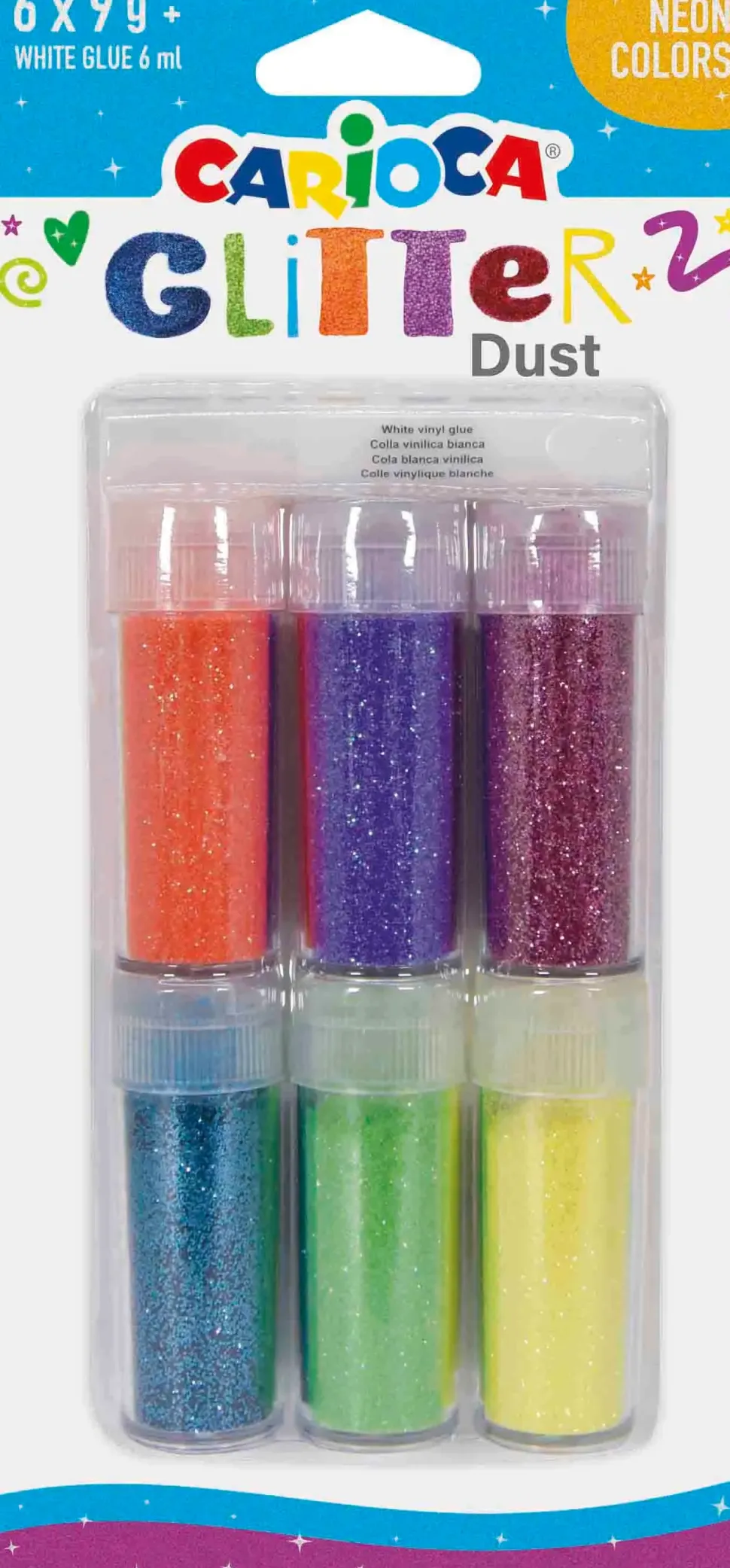 Pegamento con Glitter Neon Carioca