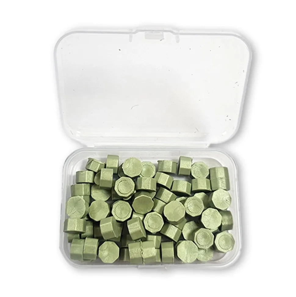 Perlas de lacre Verde Wax and Seals Stamperia