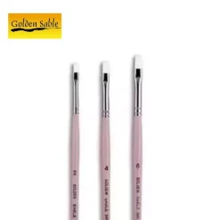 Pincel 985 plano mango corto Golden Sable