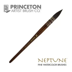 Pincel 4750 Redondo Quill Mango Corto Neptune Princeton